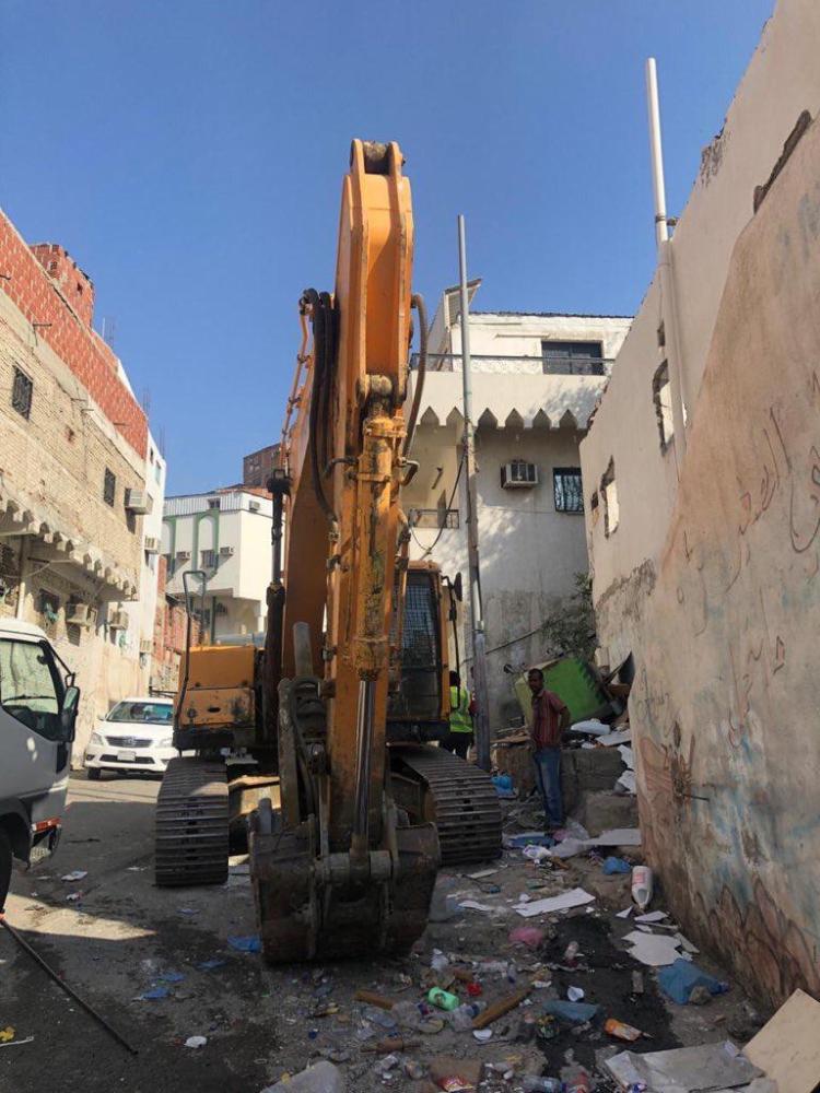 «مكة» : بدء إزالة 102عقاراً بمنطقة النكاسة