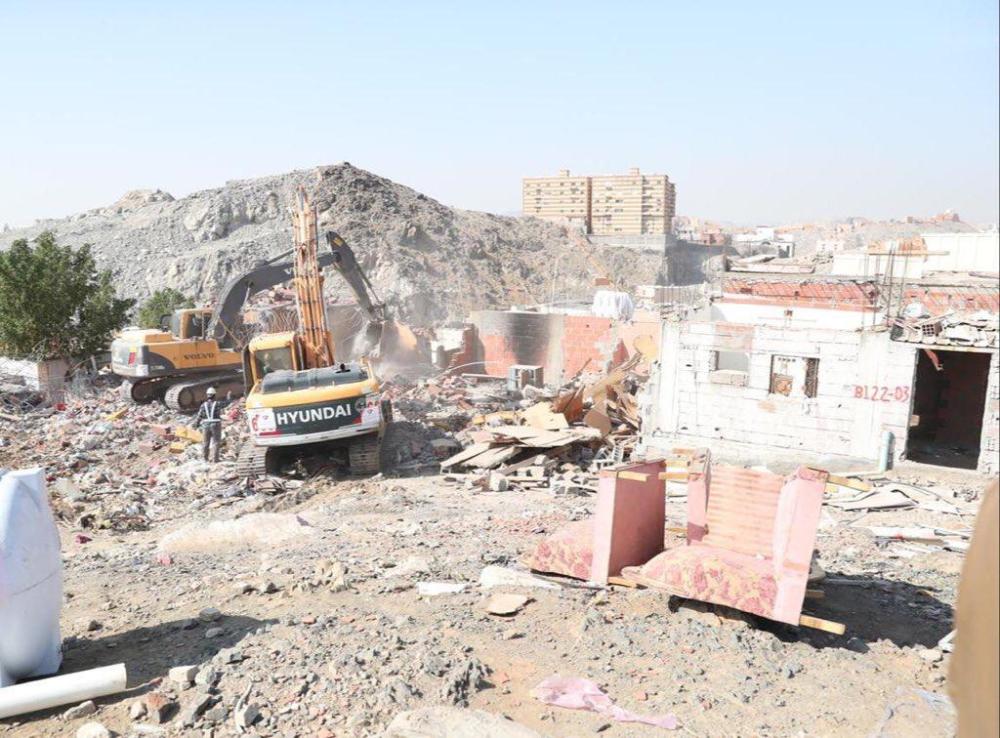 «مكة» : بدء إزالة 102عقاراً بمنطقة النكاسة