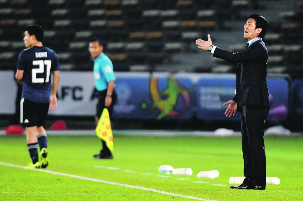 مدرب اليابان يطالب لاعبيه بالأداء الحاسم