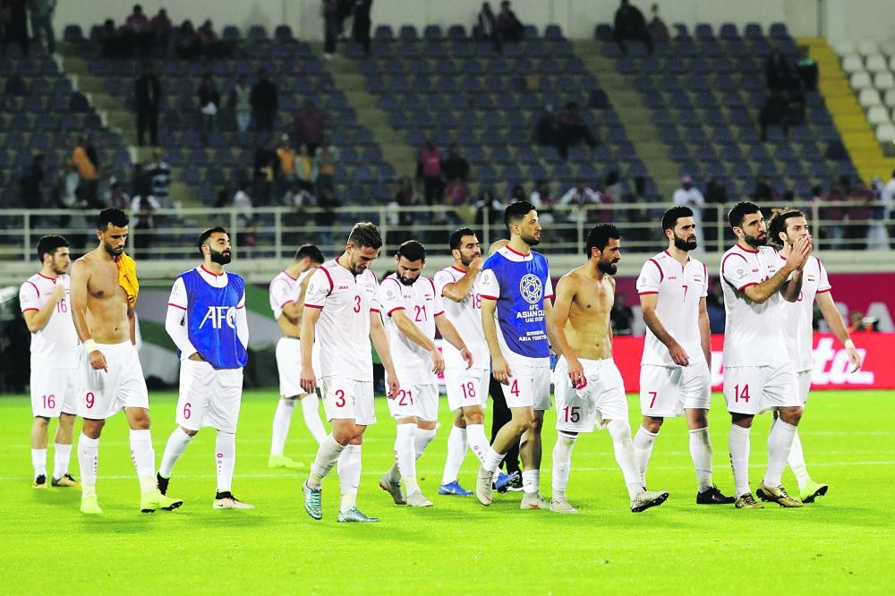سوريا تودع المشهد الآسيوي مبكرًا