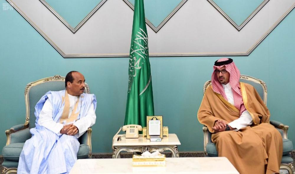 الرئيس الموريتاني يصل المدينة المنورة