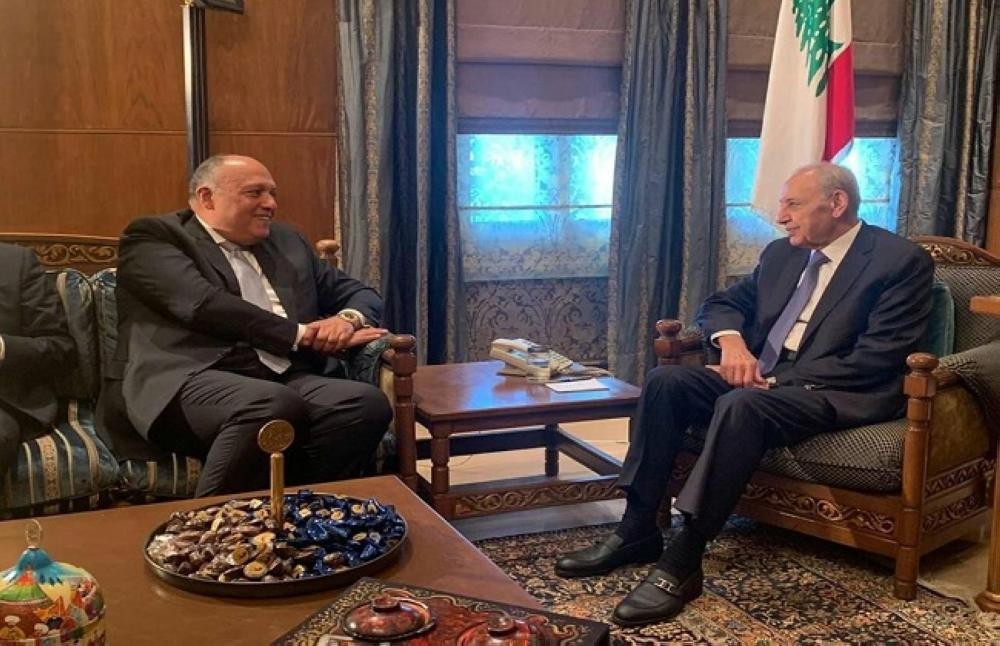 مصر ولبنان يبحثان آخر تطورات المنطقة