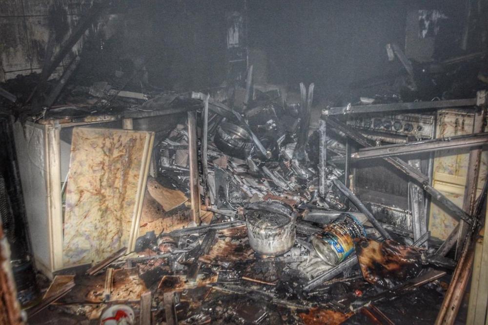 إصابة طفلين فى حريق بالطائف