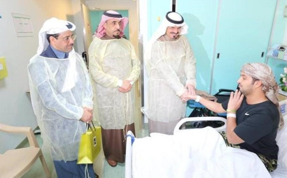 مدير مكافحة المخدرات يزور أبطال الحد الجنوبي