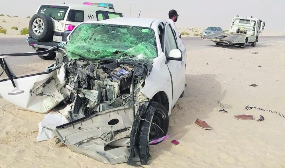 حادث مروري يودي بحياة 5 أشخاص في الأحساء
