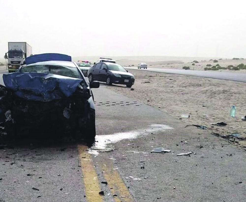 حادث مروري يودي بحياة 5 أشخاص في الأحساء
