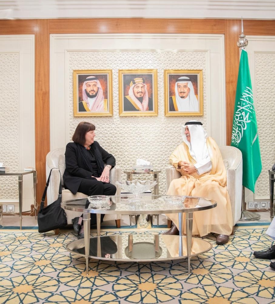 العساف يستقبل ممثلة الأمم المتحدة