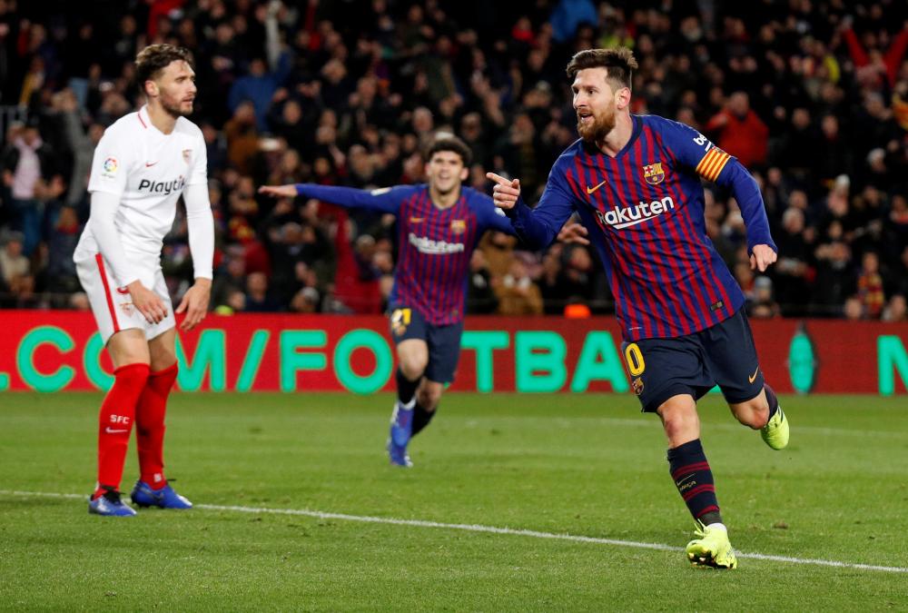 «برشلونة» يكتسح «إشبيلية» بسداسية 