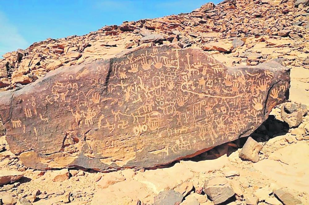 «بقعاء».. شواهد أثرية ونقوش ثمودية