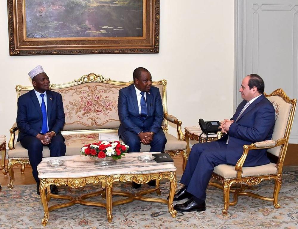السيسي : نقدر موقف بوروندي في 'إطاري حوض النيل'