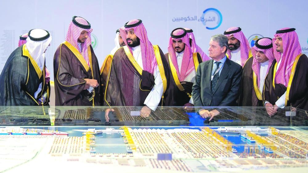 ولي العهد يدشن ميناء الملك عبدالله في رابغ