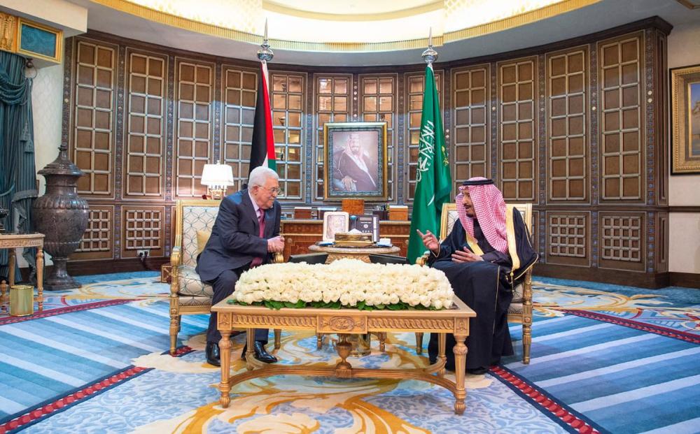 خادم الحرمين يجدد وقوف المملكة الدائم مع فلسطين