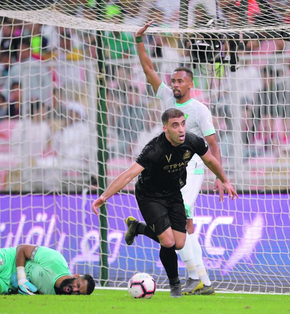 النصر يحقق المطلوب أمام الأهلي