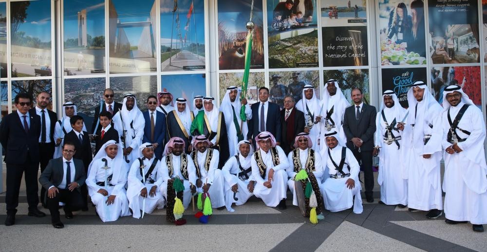 سفير المملكة كانبيرا يفتتح معرض التراث السعودي 