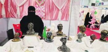 ليلى المعراج: مشكلة السمع جعلتني أركز في فن النحت