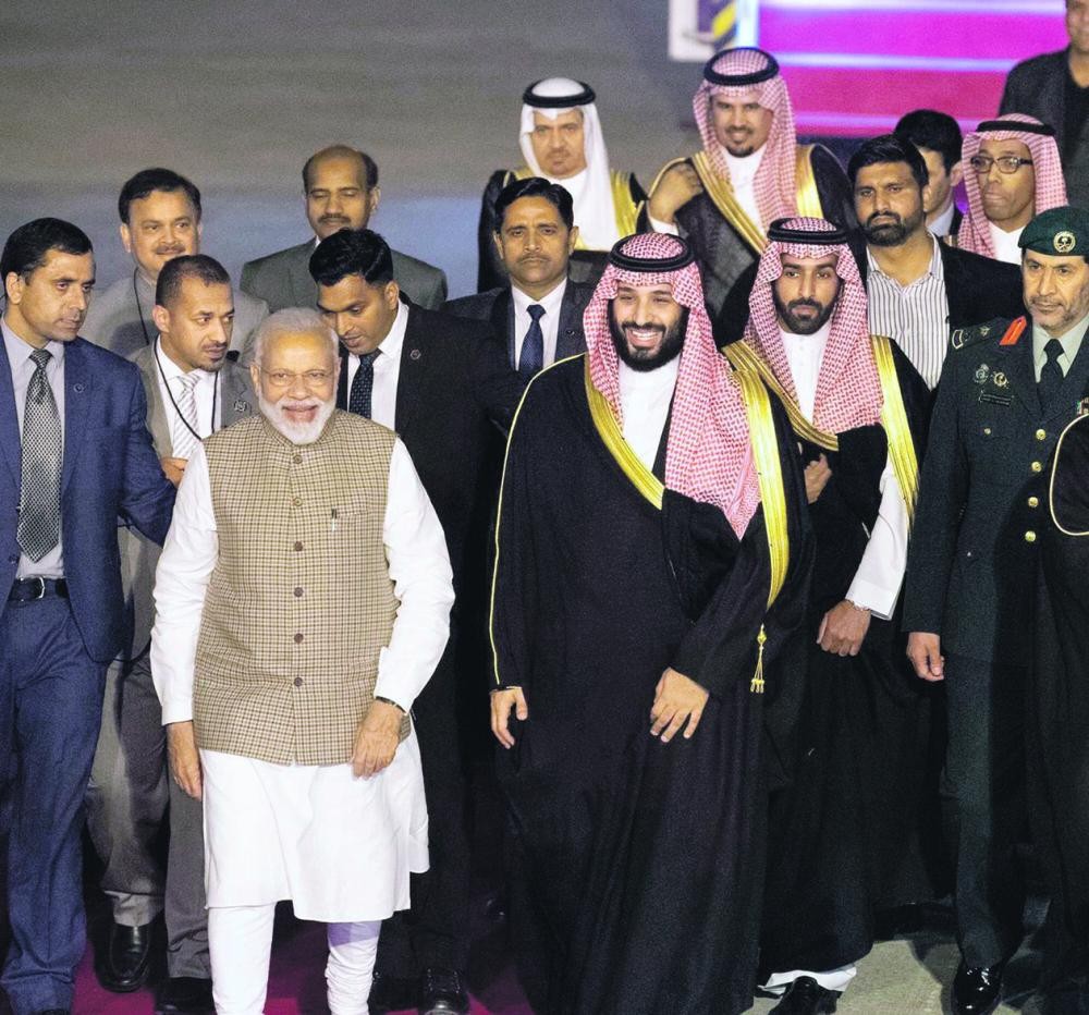 ولي العهد يصل إلى الهند في زيارة رسمية