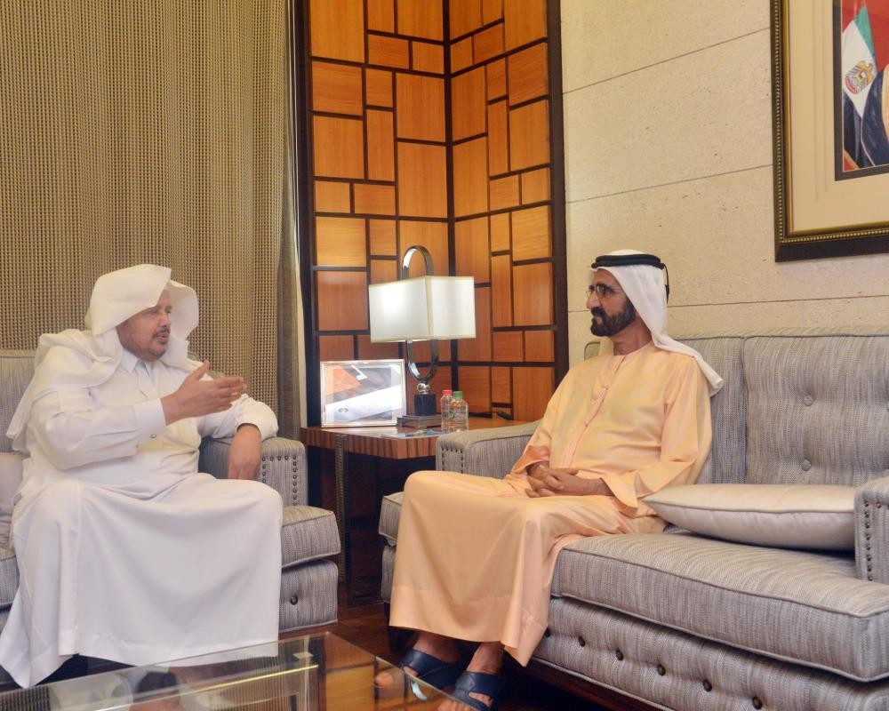 محمد بن راشد يستقبل رئيس مجلس الشورى