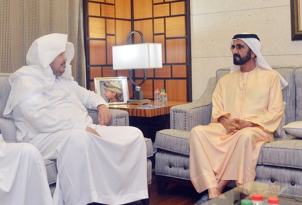 محمد بن راشد يستقبل رئيس مجلس الشورى