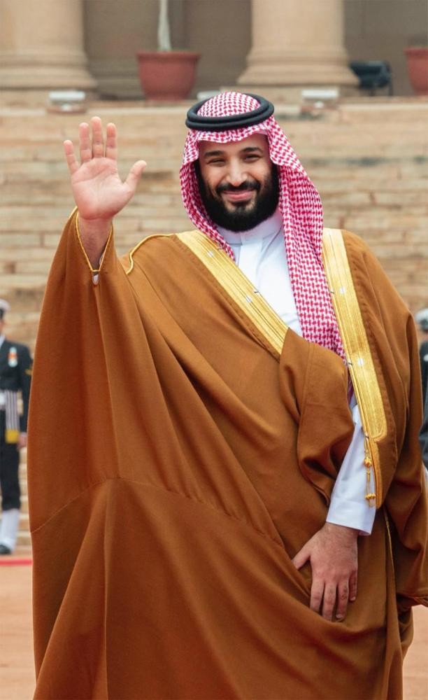 رئيس الهند يستقبل ولي العهد