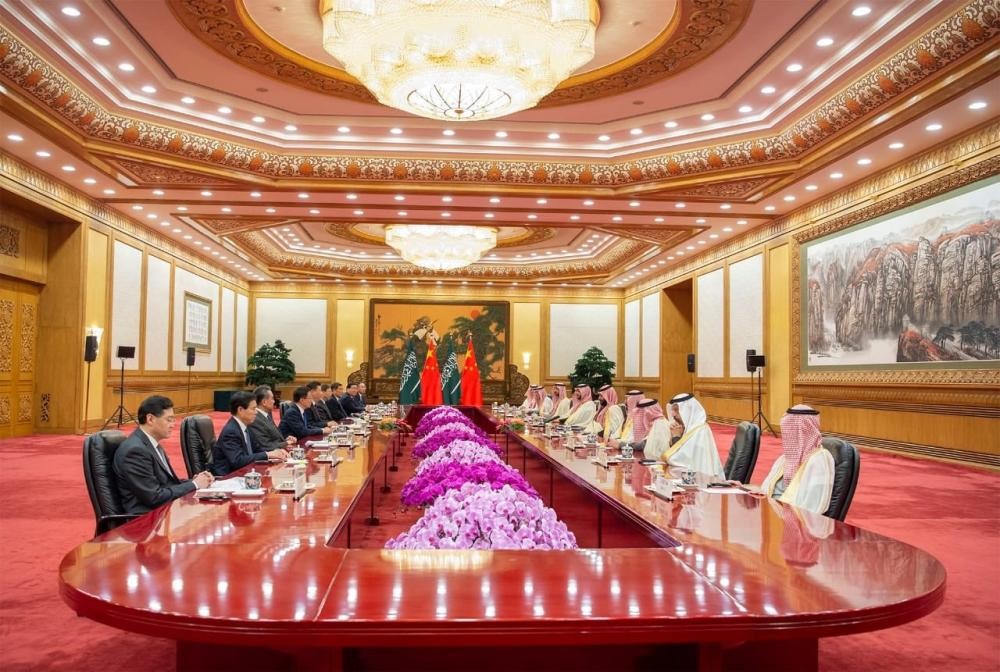 ولي العهد : الفرص الاستثمارية مع الصين كبيرة جداً