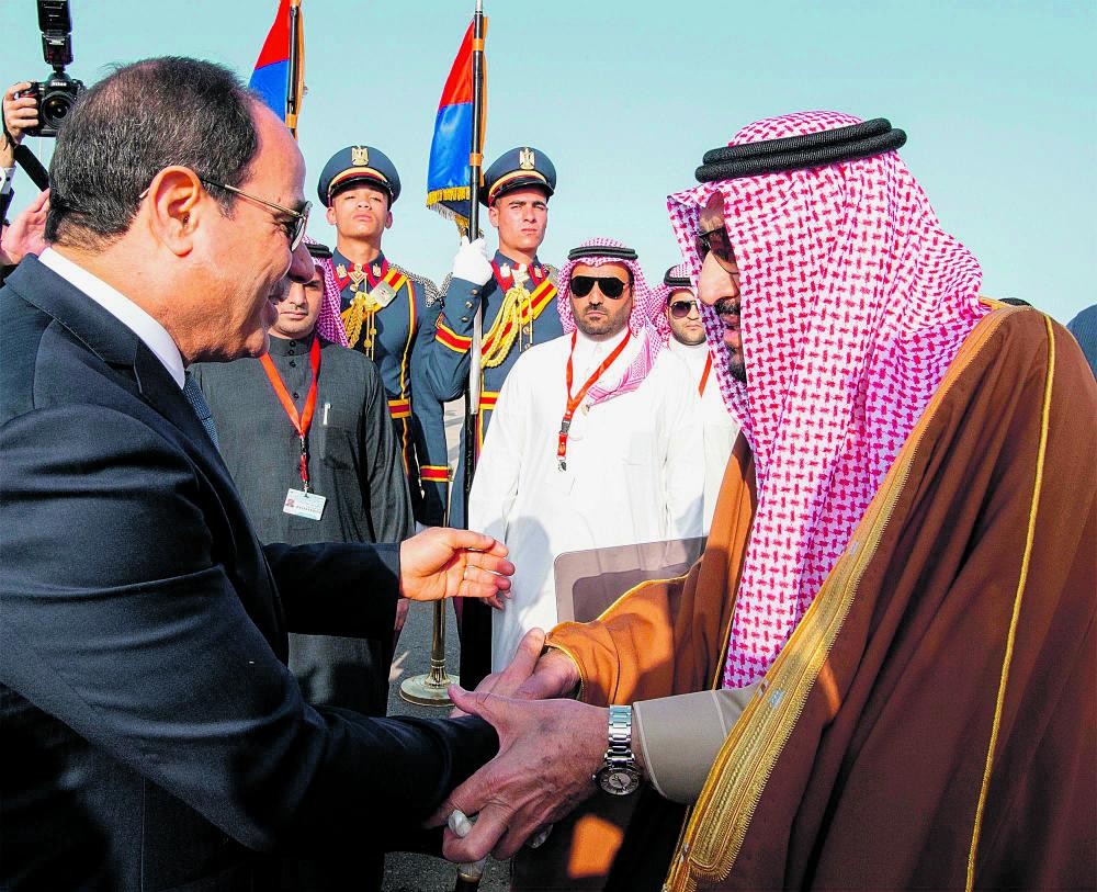 الملك يرأس وفد المملكة في القمة العربية الأوروبية