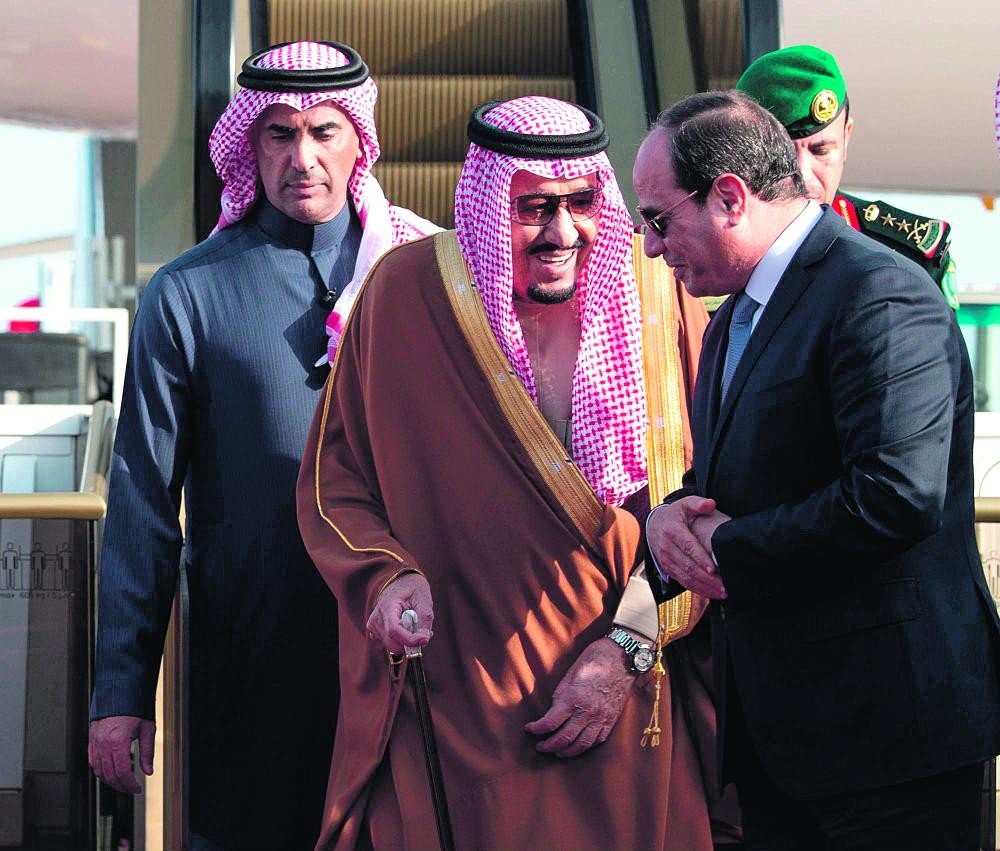 الملك يرأس وفد المملكة في القمة العربية الأوروبية