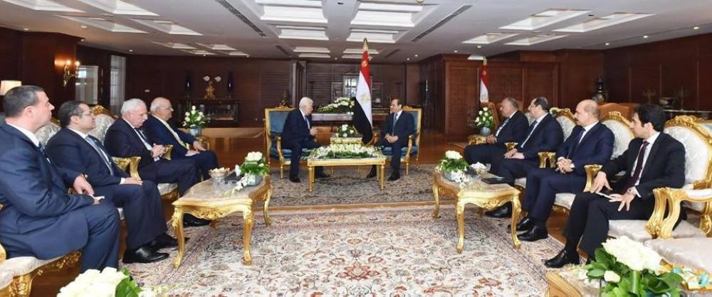 السيسي : موقف مصر ثابت من القضية الفلسطينية