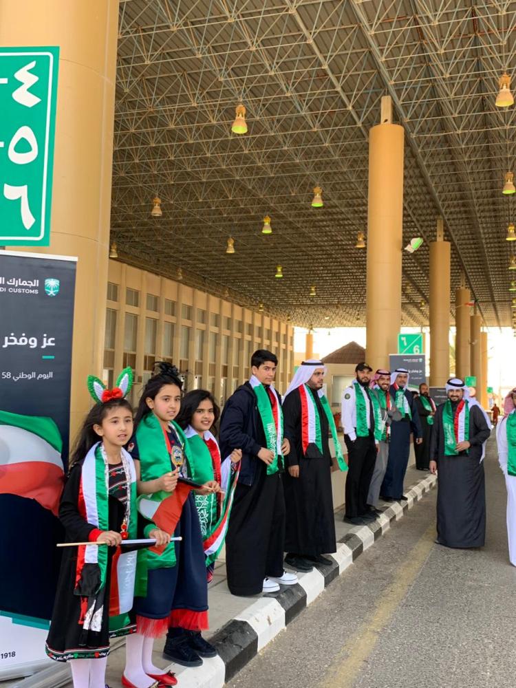 بالصور.. جمرك الرقعي يحتفل باليوم الوطني الكويتي