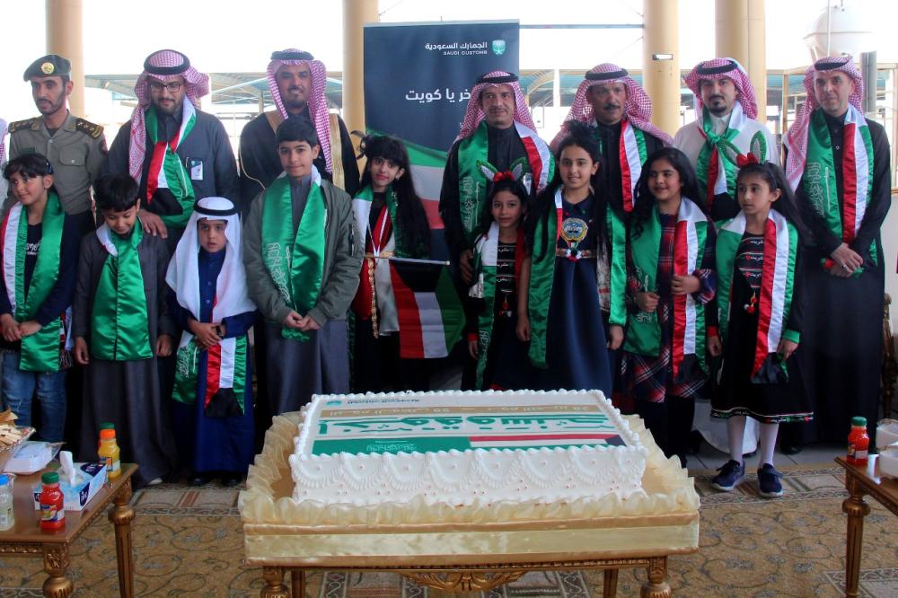 بالصور.. جمرك الرقعي يحتفل باليوم الوطني الكويتي