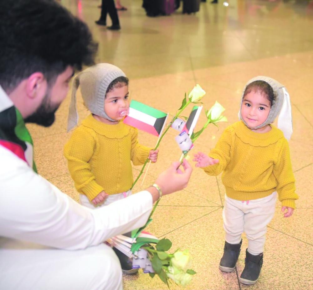 مطار الملك فهد يحتفي بيوم الكويت الوطني