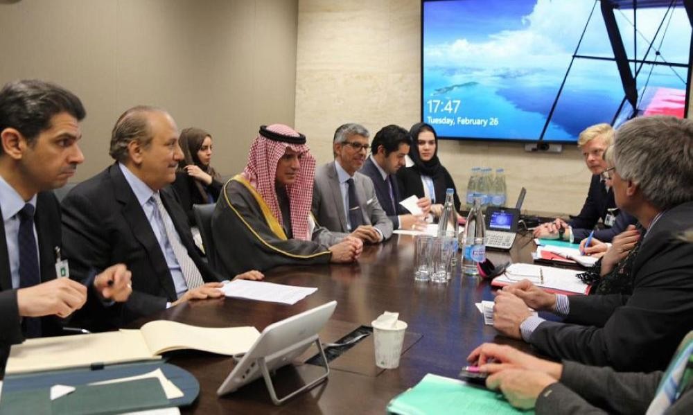 «الجبير» يلتقي وزيري خارجية السويد وبولندا