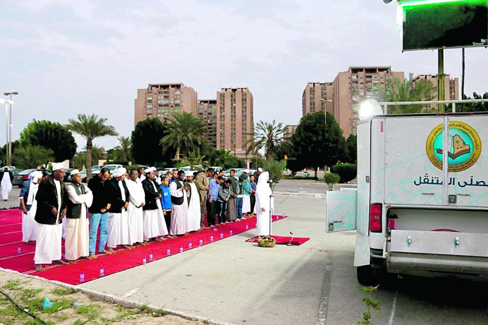 «مصلى متنقل» بالمناطق العامة في الشرقية