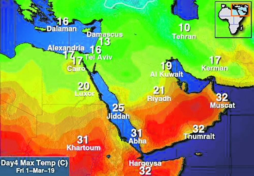الدمام تدخل «برد العجوز» الليلة