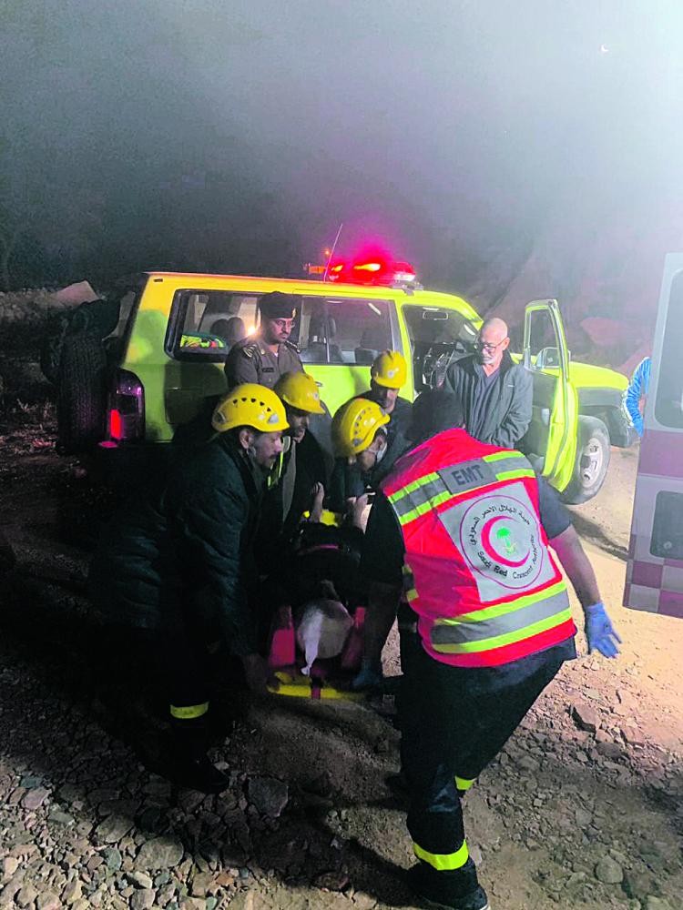 وسقوط «ستيني» من قمة جبل ورقان
