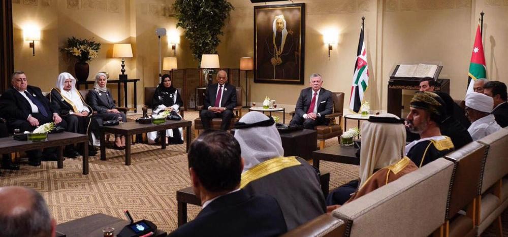 ملك الأردن يستقبل رئيس «الشورى»