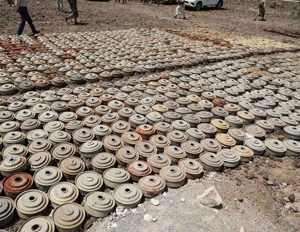 «مسام» ينزع 5 آلاف لغم حوثي فى فبراير