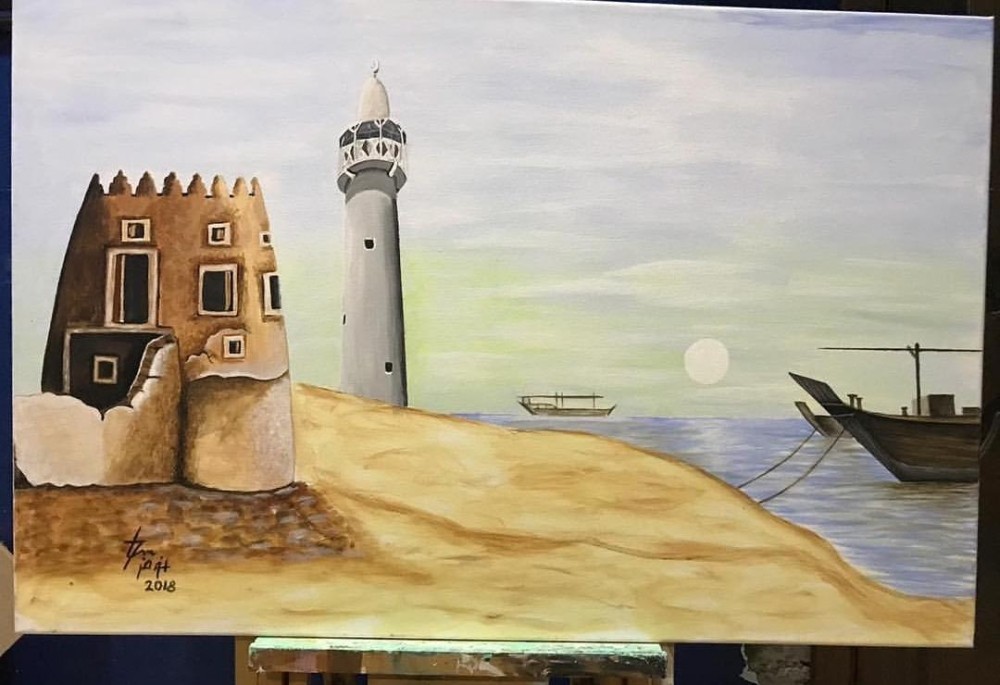 نوض: تراث الشرقية ألهم رسوماتي