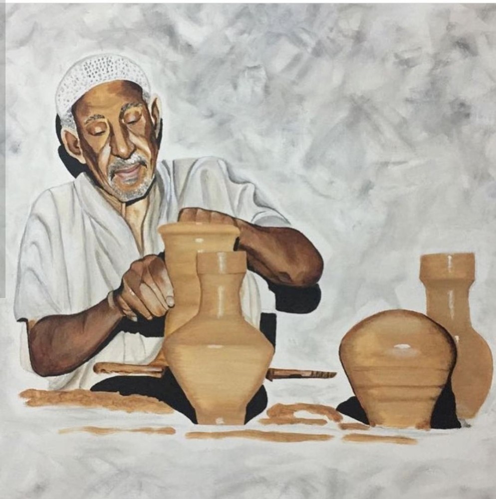 نوض: تراث الشرقية ألهم رسوماتي