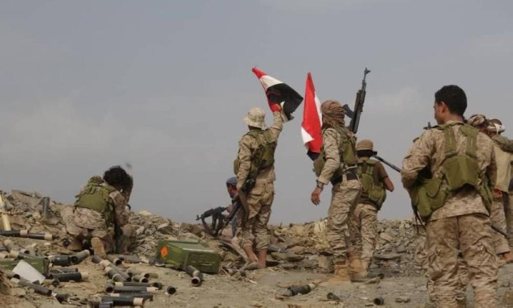 الجيش اليمني يحاصر المليشيا في 3 مواقع برازح