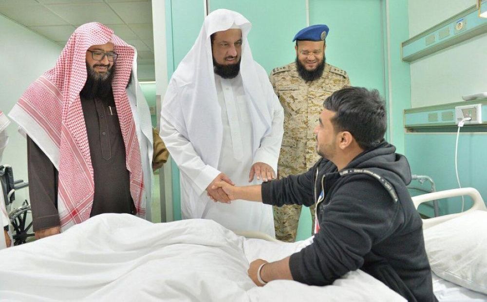 رئيس «الهيئة» لمصابي الحد الجنوبي: نثمن تضحياتكم