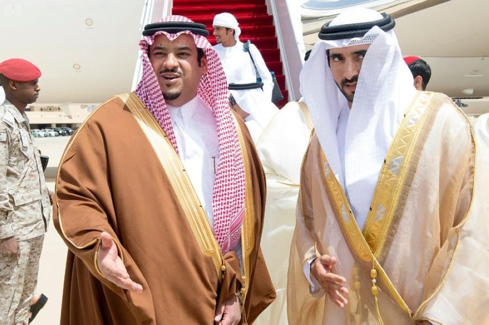 ولي عهد دبي يصل الرياض
