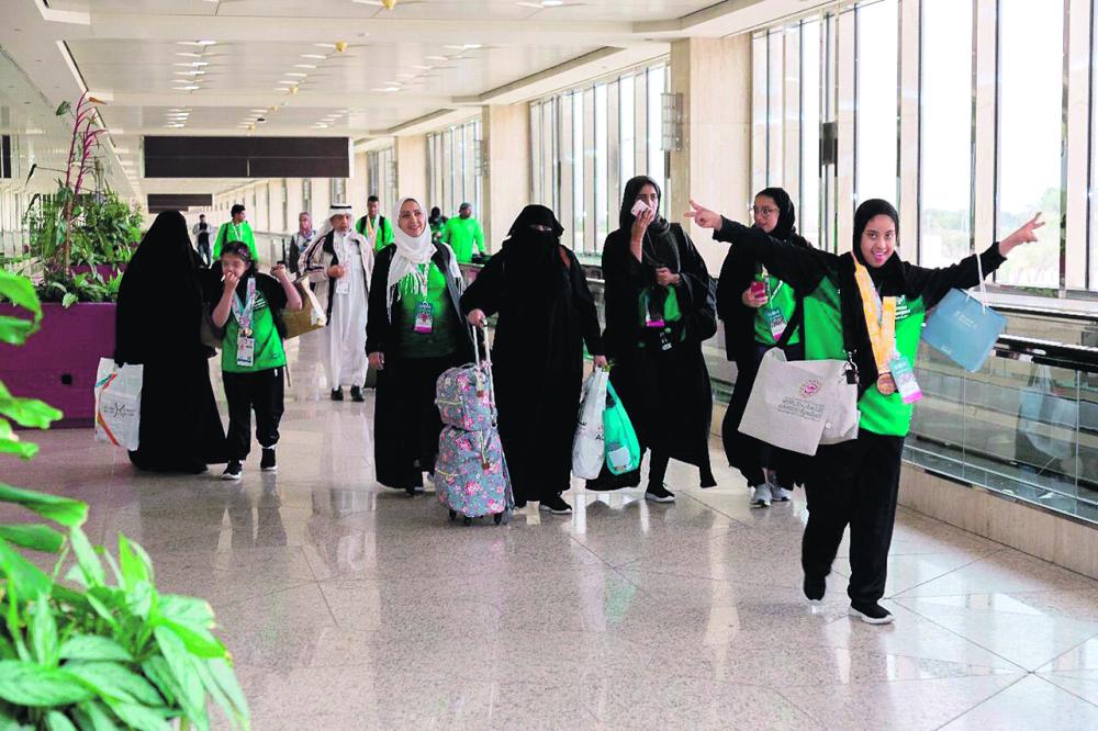 استقبال حافل لأبطال ذوي الهمم في الدمام