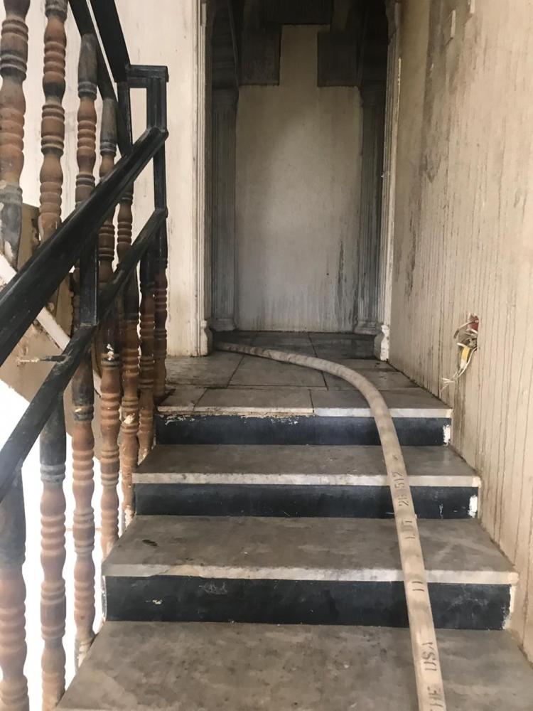 ينبع ..شبهة جنائية في حريق يُصيب أسرة كاملة