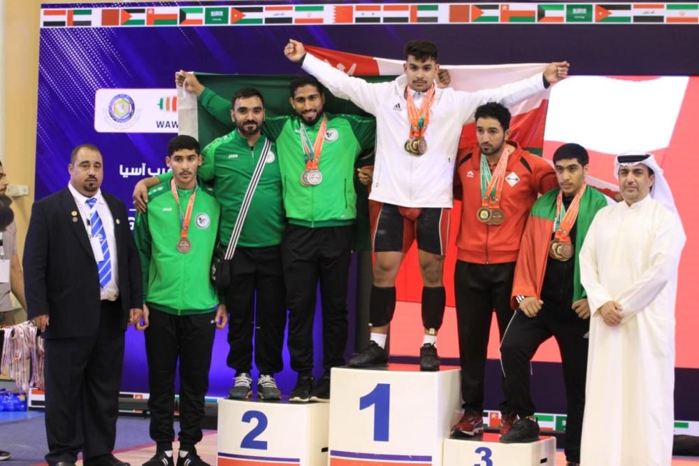 97 ميدالية لأخضر الأثقال في'خليجي وغرب آسيا '