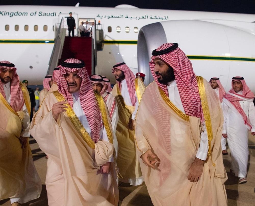 ولي العهد يصل إلى المنطقة الشرقية