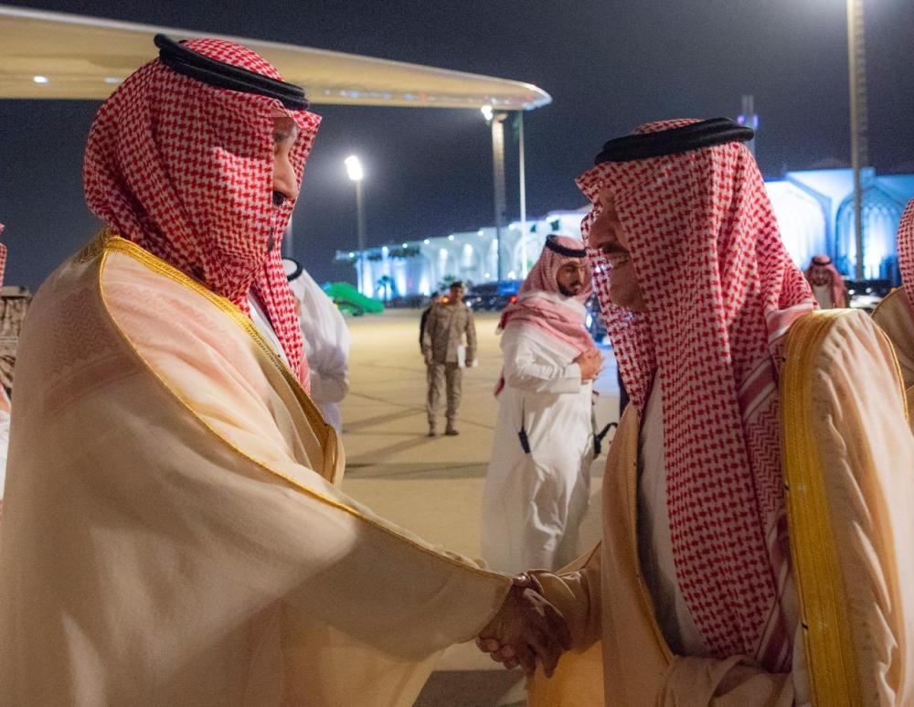 ولي العهد يصل إلى المنطقة الشرقية