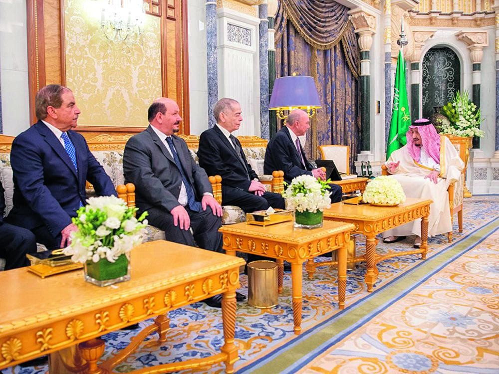 خادم الحرمين يتسلم رسالة من ملك الأردن