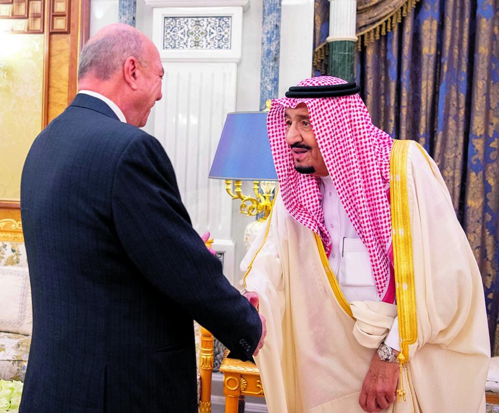 خادم الحرمين يتسلم رسالة من ملك الأردن