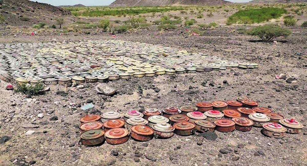 «مسام» ينتزع 1.229 لغما خلال أسبوع