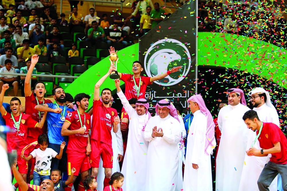 القادسية بطلا لكأس الصالات